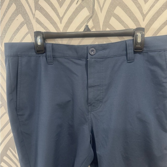 Travis Mathew Blue Flat Front Shorts Classic Style - Picture 2 of 4